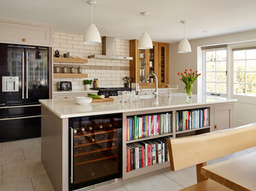 Cook book home interior design transitional kitchen london